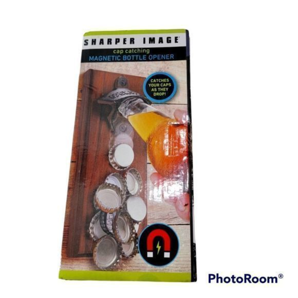 Sharper Image Magnetic Bottle Opener Man Cave NIB